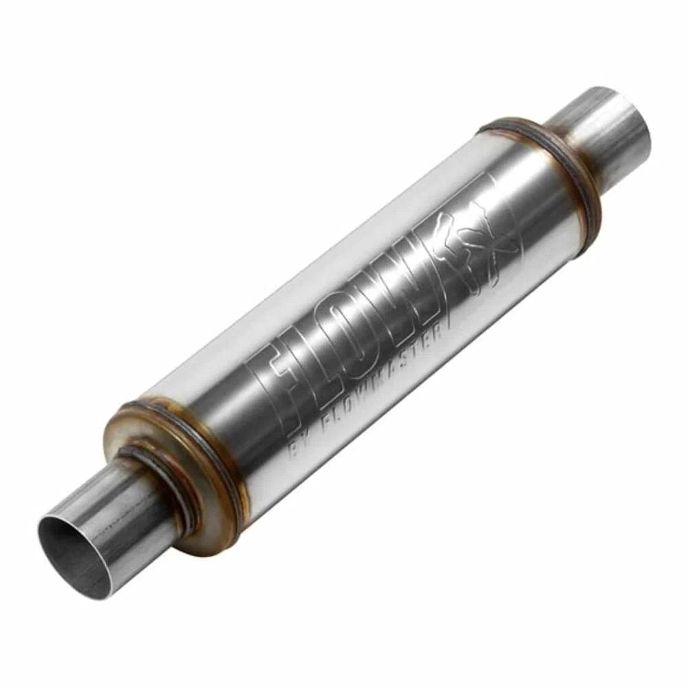 Muffler Flow FX 2.25__ In_Out SS Moderate Performance Flowmaster